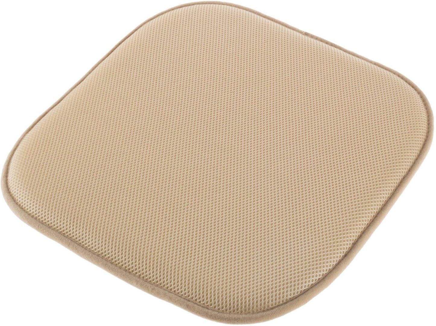 1 In Thick Memory Foam Chair Cushion Mesh Top Rubber Bottom Non Slip 16