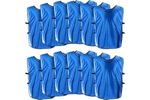 MECCANIXITY Training Vest Soccer Sports Team Practice Jersey for Youth Teen Basketball Football