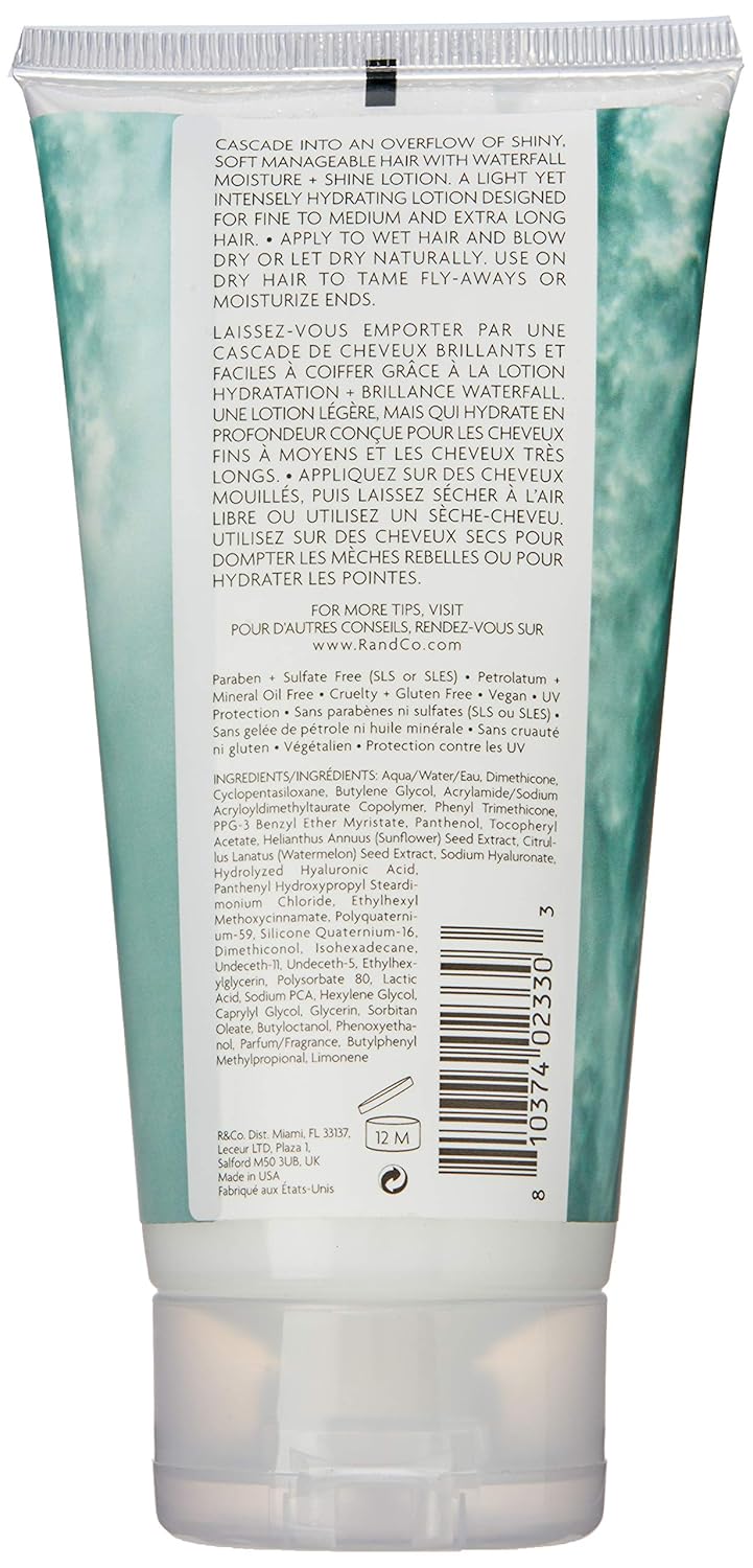 R+co Waterfall Moisture & Shine Lotion By for Unisex - 5.0 Oz Lotion, 5 Oz: Premium Beauty