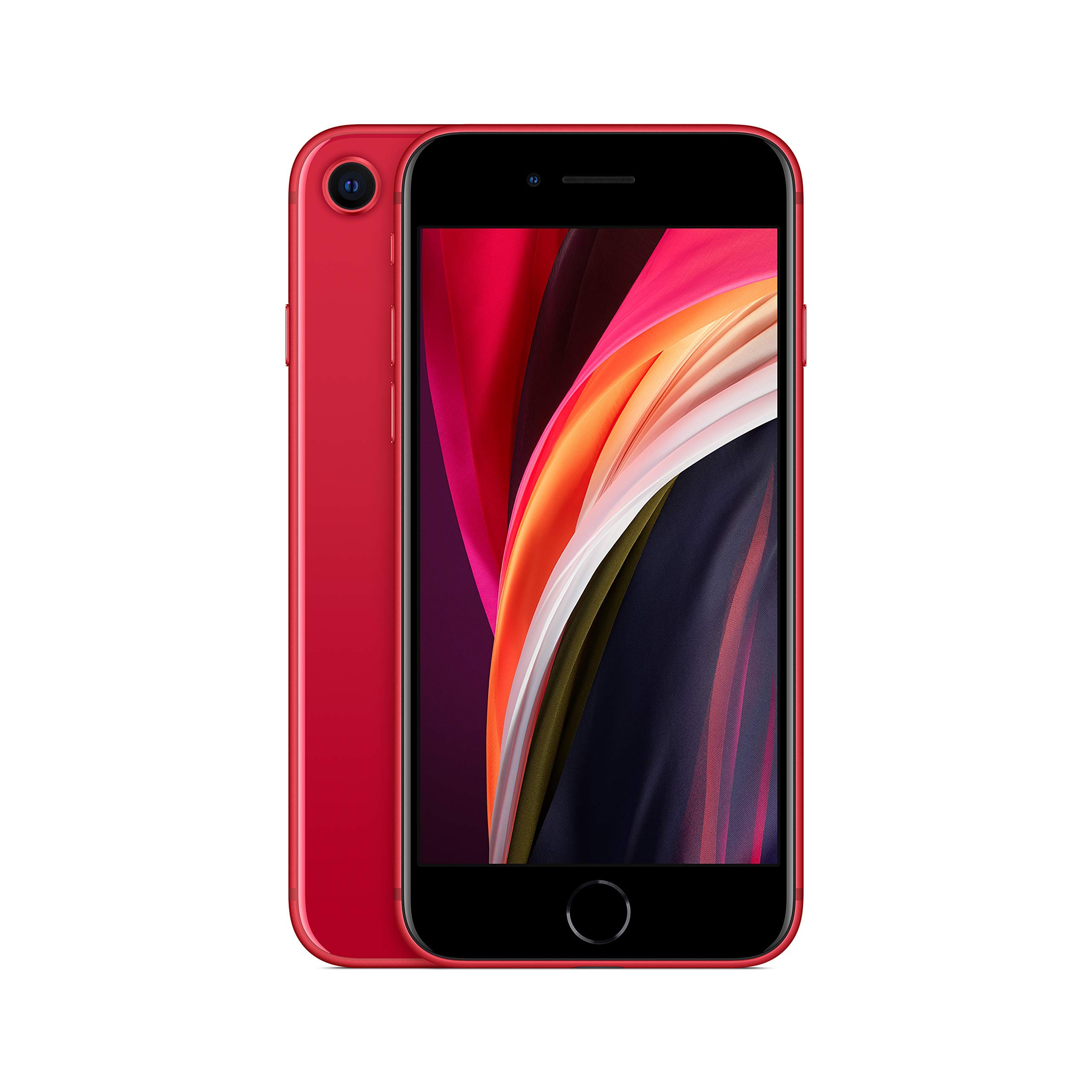 Photo 1 of Apple iPhone SE (2nd Generation), 64GB, Red, Unlocked (Renewed Premium)