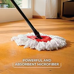 O-Cedar Easywring Microfiber Spin Mop & Bucket