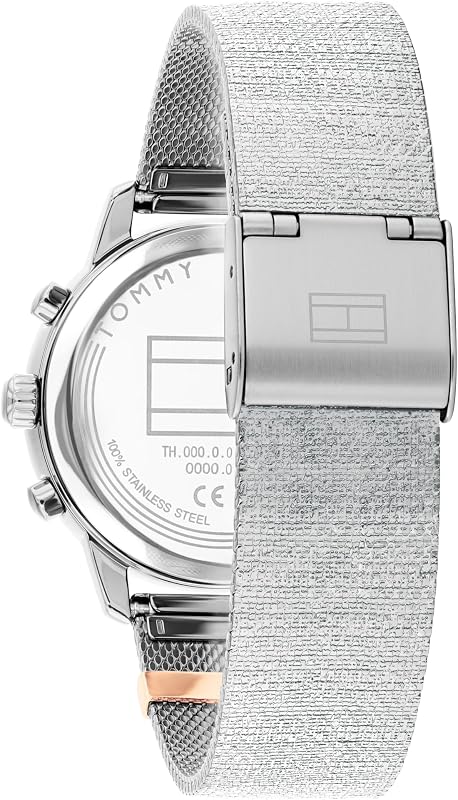 Multi Zifferblatt Quarz Uhr für Damen mit Roségoldfarbenes Edelstahlarmband - 1782807 — Foto 4 von 6