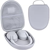 RIYADAone Hard Case Replacement for Sony WH-1000XM6, WH-1000XM5, WH-1000XM4, WH-1000XM3 Noise Canceling Headphones, Portable Travel Headphone Cases (White Case)