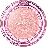 Amuse SEOUL Face Diamond Pink Diamond Highlighter | High Glossy Face Illuminator Powder, Korean Beauty Highlighter Makeup, Shimmer Glow Rose & Gold Glow Illuminator, Cruelty-Free & Vegan (4.7g)