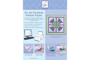 June Tailor 8-1/2-Inch by 11-Inch Ink Jet Printable Freezer Paper, 10-Pack (JT408) , White