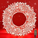 WASTROYAL 70FT Red String Lights, 210 LED Waterproof Seasonal Fairy Lights with 8 Modes, Indoor Outdoor Decorative Lighting for Christmas, Valentine’s Day, Wedding, Party, Garden