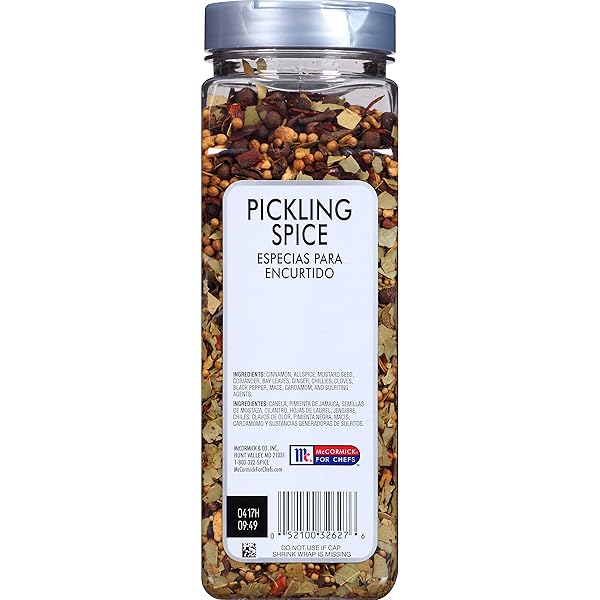 MCCORMICK CULINARY PICKLING SPICE, 12 OZ – ONE 12 OUNCE CONTAINER OF MIXED PICKLING SPICE, BEST FOR SEASONING PICKLES, CORNED BEEF, POT ROASTS AND MORE