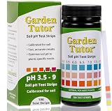 Garden Tutor Soil pH Test Kit 100 Strips 3.5-9 Range Accurate Testing view 1