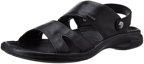 woodland black sandals