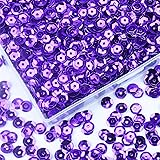 6mm Loose Sequins Bulk（5500 pcs,Embroidery Craft