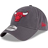 NBA Chicago Bulls Adult Men NBA Core Classic 9Twenty Adjustable Cap,OSFA,Gray