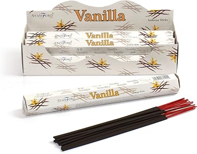 Stamford Inc. Vanilla Incense Sticks 20 Sticks x 6 Packs