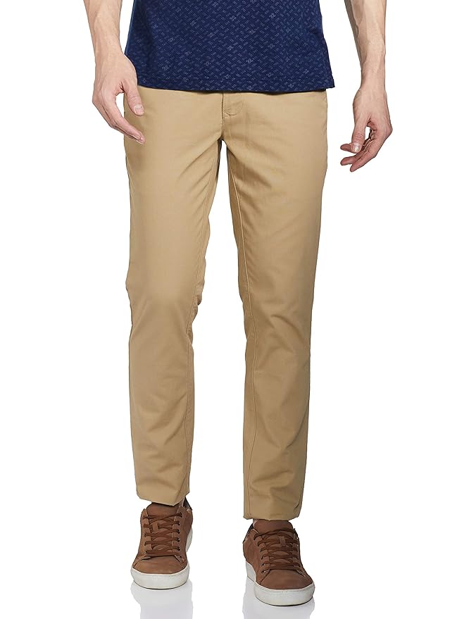 Buy Colorplus Men's Slim Fit Casual Trousers at Amazon.in
