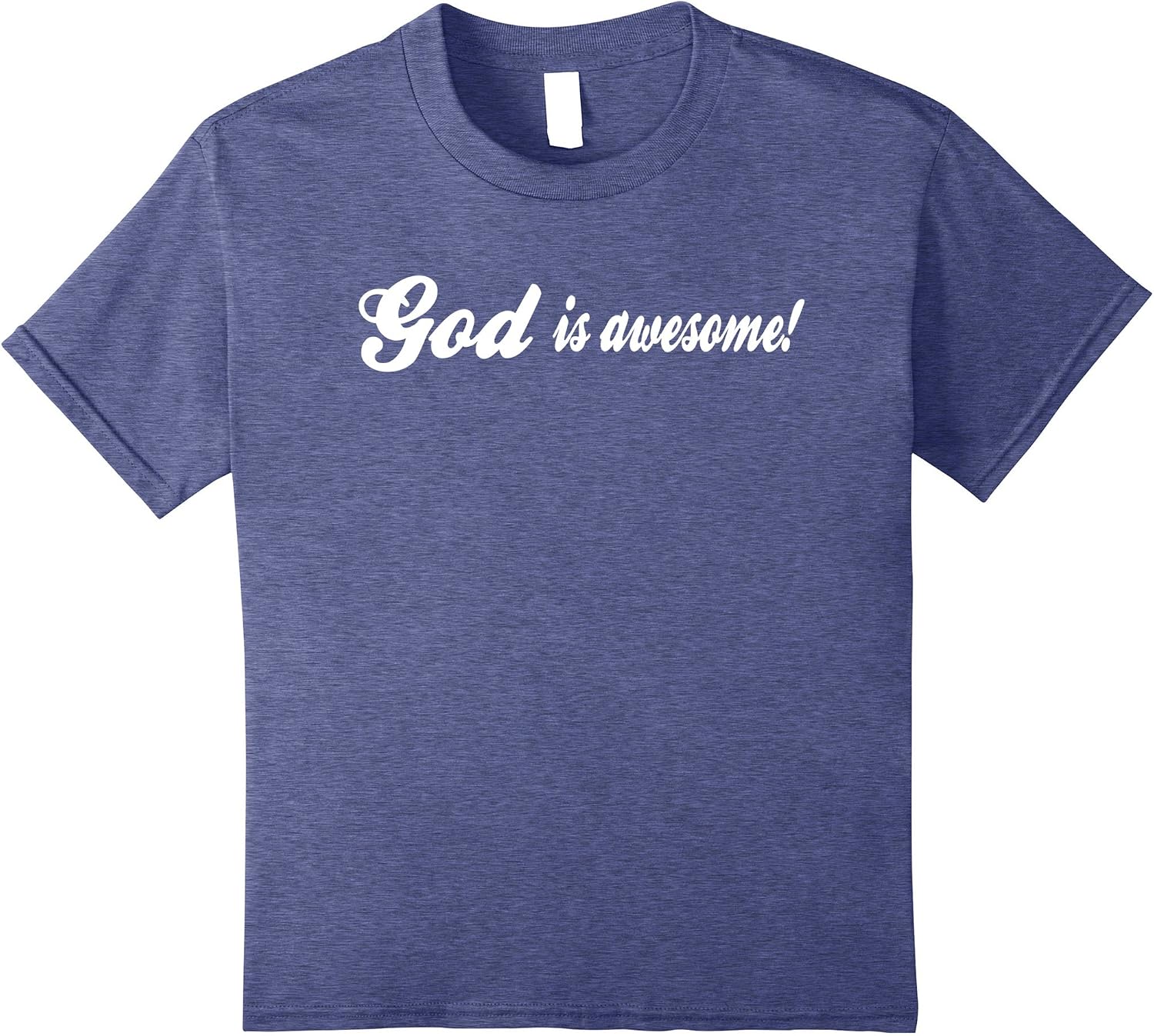 Amazon.com: God is awesome T-shirt For Religious Person: Clothing