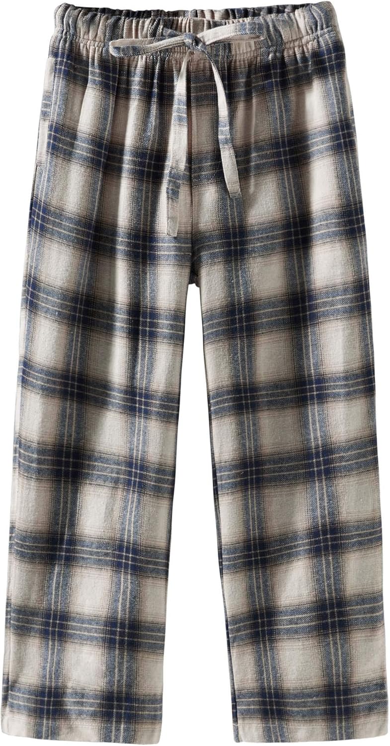 boys plaid pajama bottoms