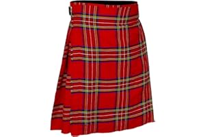 Allsafe Traders Authentic Scottish Men's Tartan Kilts - Highland Light Weight Value Kilt | Embrace Your Heritage with Comfort
