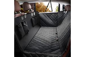 Dog Car Seat Cover,100% Waterproof Scratch Proof Nonslip Seat Cover,600D Heavy Duty Scratch Durable Soft with Side Cover Dog 