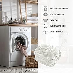 Chic Home White Bed in a Bag Comforter Set, Queen