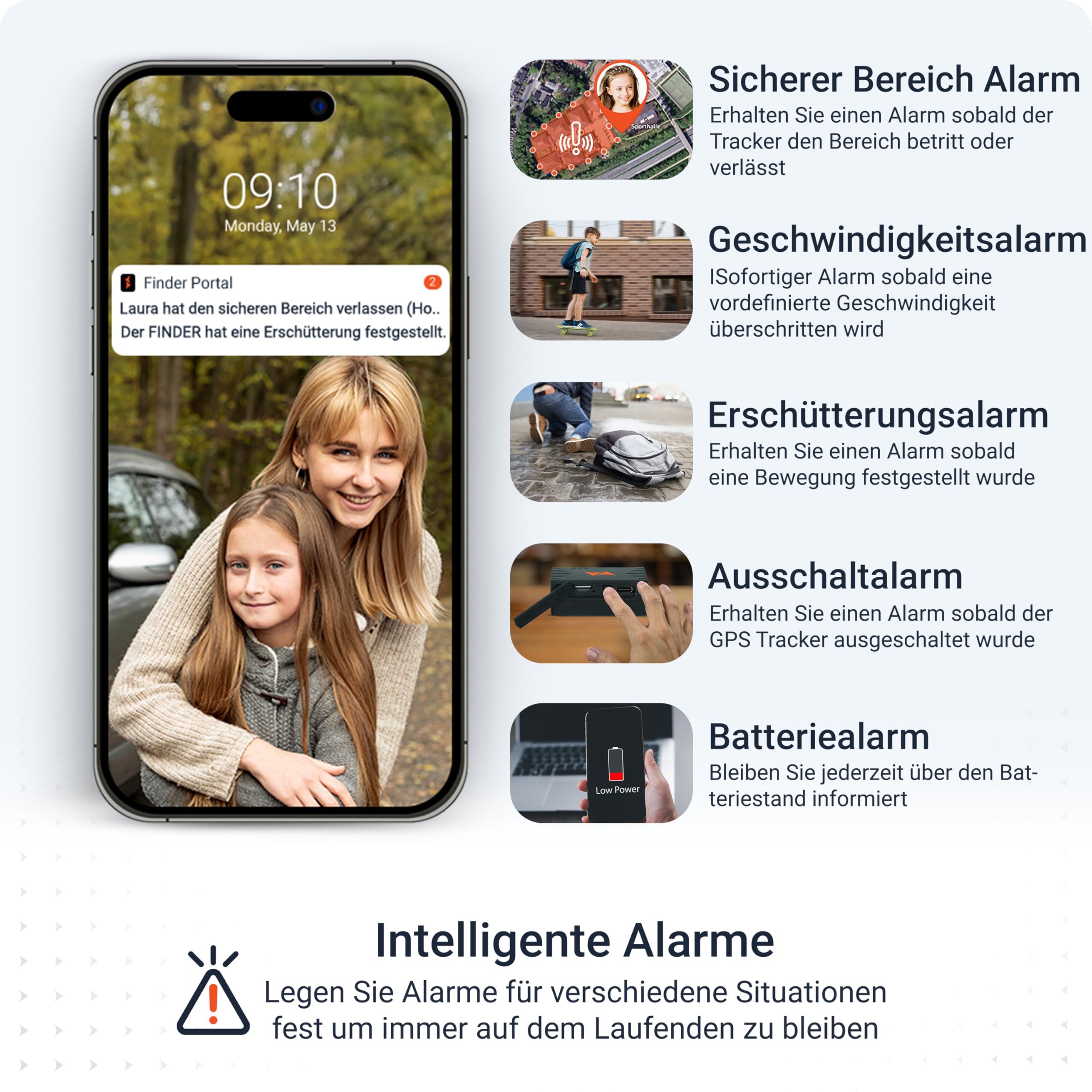 PAJ GPS People Finder 4G - Mini GPS Tracker für Kinder und Senioren - bis zu 5 Tage Akkulaufzeit - kleines Ortungsgerät mit Live-Ortung, geeignet bei Demenz, Alarmbenachrichtigungen im Notfall 9