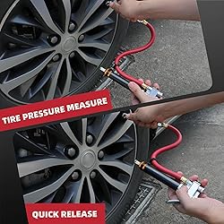 WYNNsky Bayonet-Style Tire Inflator with Pressure