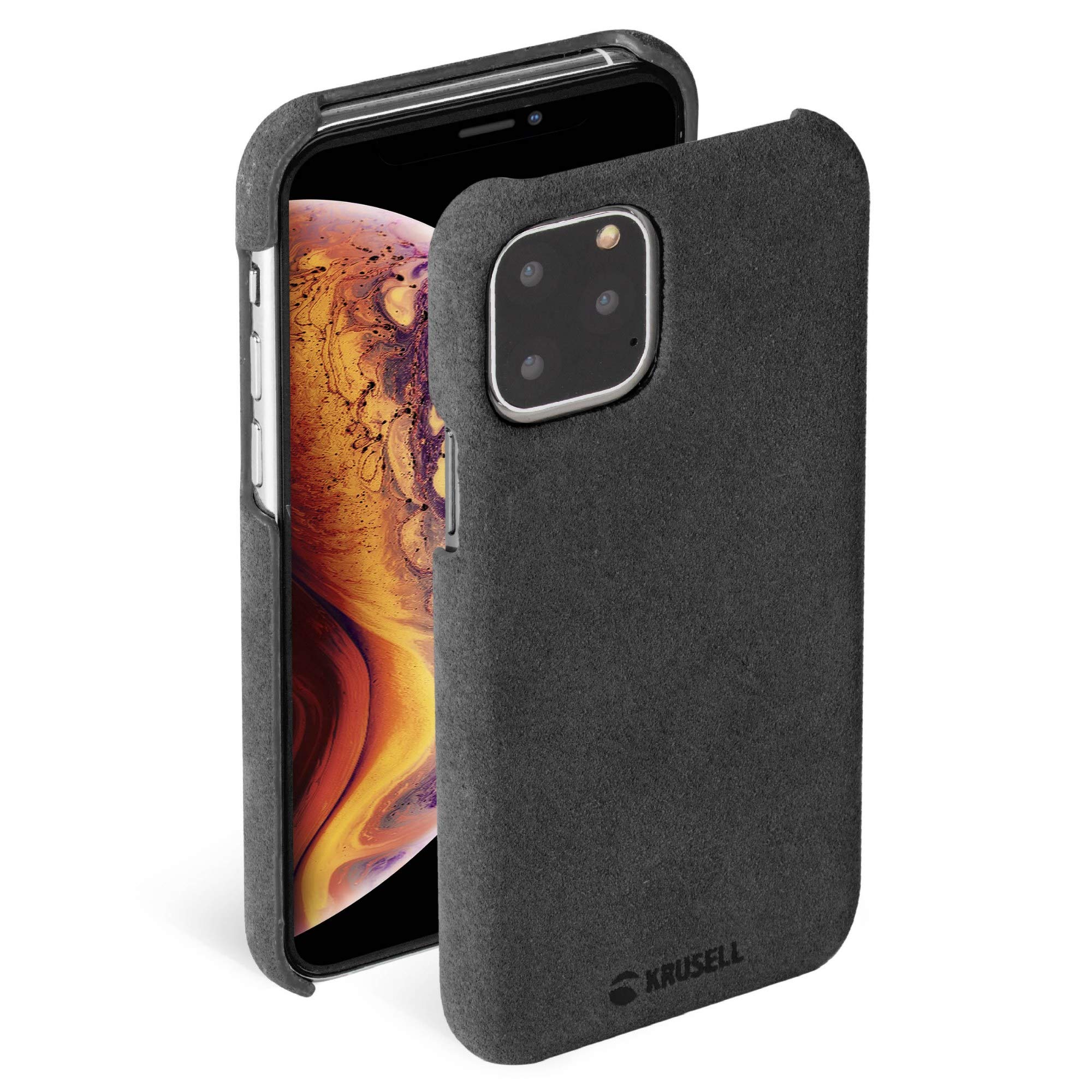 Krusell Case Compatible With Apple iPhone 11 6.1" Leather - Broby - Stone Cover Bumper Phone Case Slim, Thin and Ultra Light