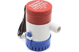 iztor Marine Submersible Boat Rule Bilge Water Pump 750 GPH 12V 3/4 inch Hose Outlet for Boats