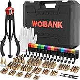 Rivet Nut Tool Kit, 16" Rivnut Tool with 15 Mandrels &amp; 290 Rivet Nuts | Professional Nutsert Tool Kit with 2 Step Drills, Wrench &amp; Carrying Case, Auto Release Nut for Automotive, Construction &amp; DIY