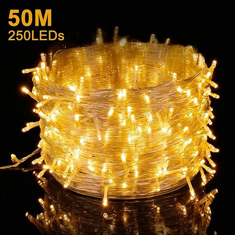 Decorazioni Luci Natalizie.Elegear Luci Natale Esterno 50m 250led Impermeabile Catena Luminosa Led Natale Decorazioni Per Camere Da Letto Giardino Feste Matrimonio Amazon It Illuminazione
