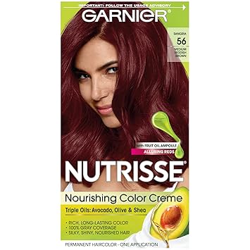 Buy Garnier Nutrisse Hair Color 56 Medium Reddish Brown Sangria