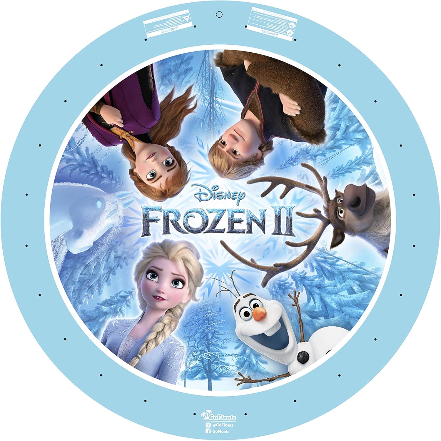 GoFloats Disney Frozen 2 Splash Mat, Blue (DIS-Splash-Frozen): Sports & Outdoors