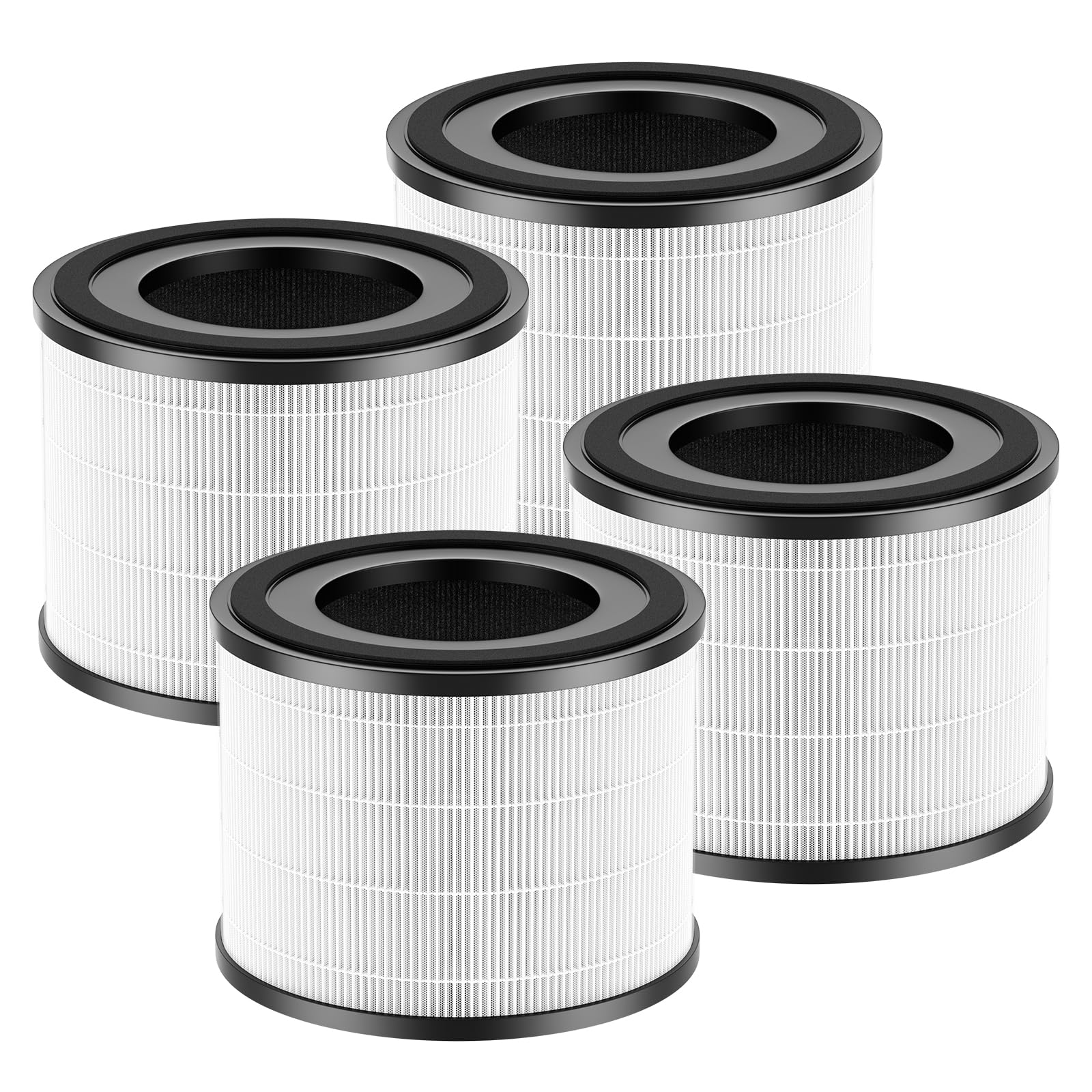 Photo 1 of 4 Pack AP-S0610L Replacement Filter Compatible with MOOKA AP-S0610L Air Purifier, Efficient Air Filter, 3-Stage Filtration System