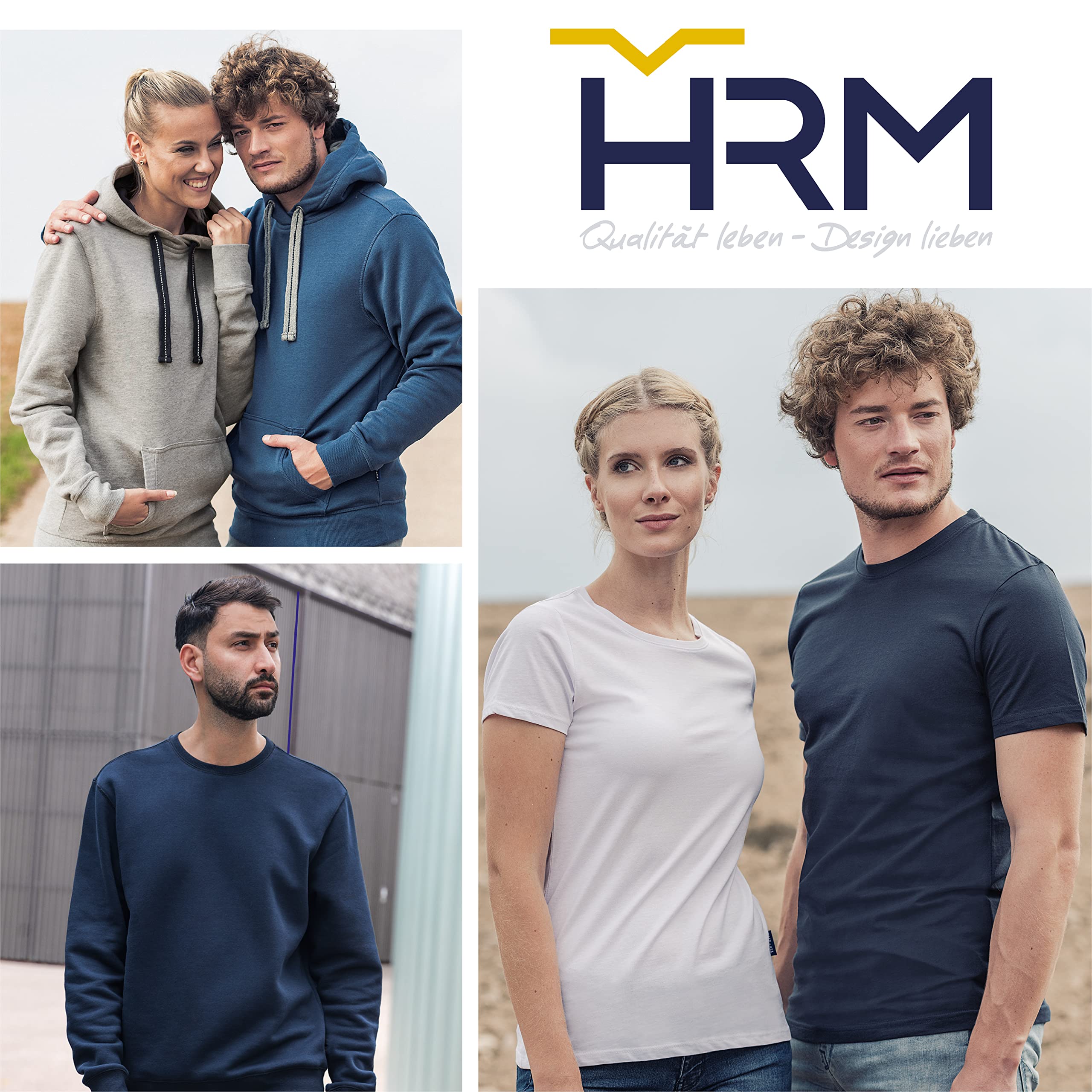 HRM Herren Full-Zip Fleece Jacket I Premium Fleecejacke Herren aus Micro-Polarfleece I Funktionsjacke für Herren I Workwear I Hochwertige & nachhaltige Herren-Bekleidung 2