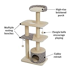 Cat Tree | "Tower" Cat Furniture, 5-Tier Cat Tree