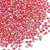 Prasacco 2000PCS 4.5mm Clear Acrylic Diamond Rhinestones, Vase Fillers Glass Beads, Wedding Table Scatter Crystals for Centerpiece Decorations, Bridal Shower Party