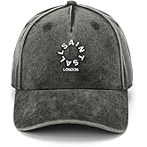 AllSaints Men's Haven Baseball Cap, 100% Cotton Hat with Adjustable Strap, Summer Accessory