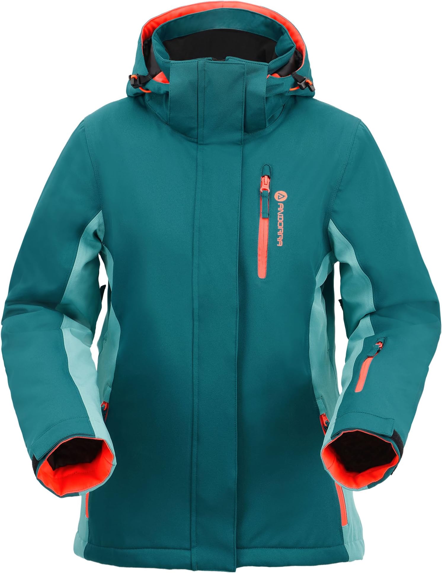 Women's Performance Insulated Ski Jacket with Zip-Off Hood