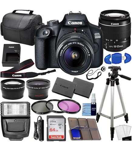 Amazon.com : Canon EOS Rebel T7 DSLR Camera | 2 Lens Kit with EF-S