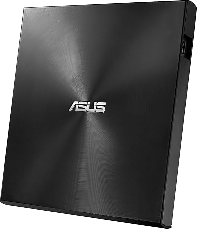 ASUS SDRW-08U9M-U External Ultra Slim DVD Writer USB C Type A Mac M-DISC