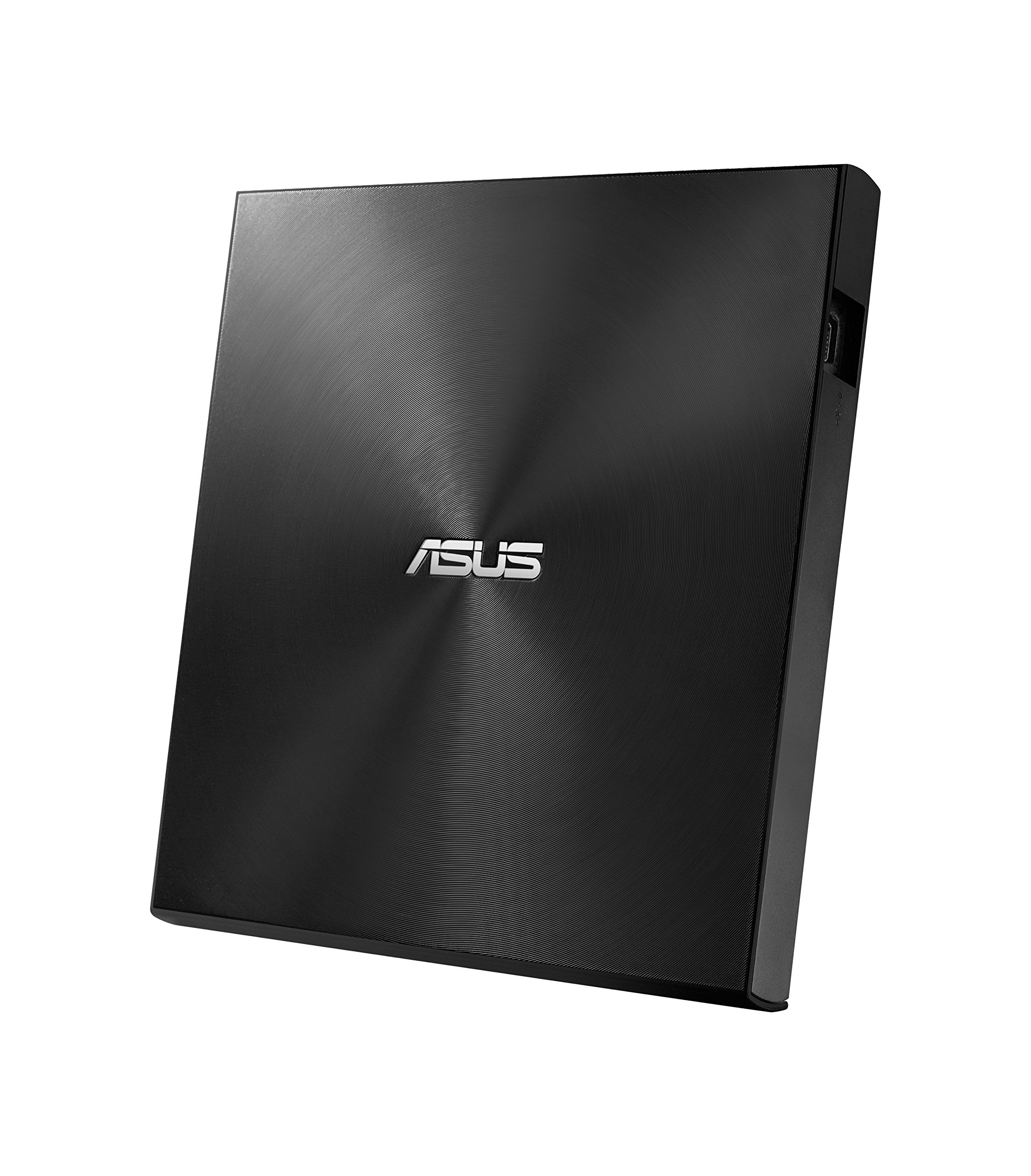 ASUS SDRW-08U9M-U external ultraslim 8X DVD writer, USB Type C + Type A cable, Mac Compatible, 13.9mm Ultraslim, M-DISC support, Disc Encryption, NERO Backitup, E-Green, E-Media