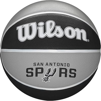 Wilson NBA Team Tribute San Antonio Spurs Outdoor Basketball Size 7
