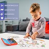 mierEdu Magnetic Dress Up Case Mermaid 30+ Puzzles Pretend Play Ages 3-5 Gift view 4