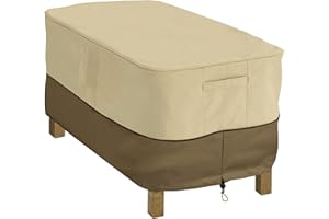 Classic Accessories Veranda Water-Resistant 48 Inch Rectangular Patio Coffee Table Cover, Outdoor Table Cover