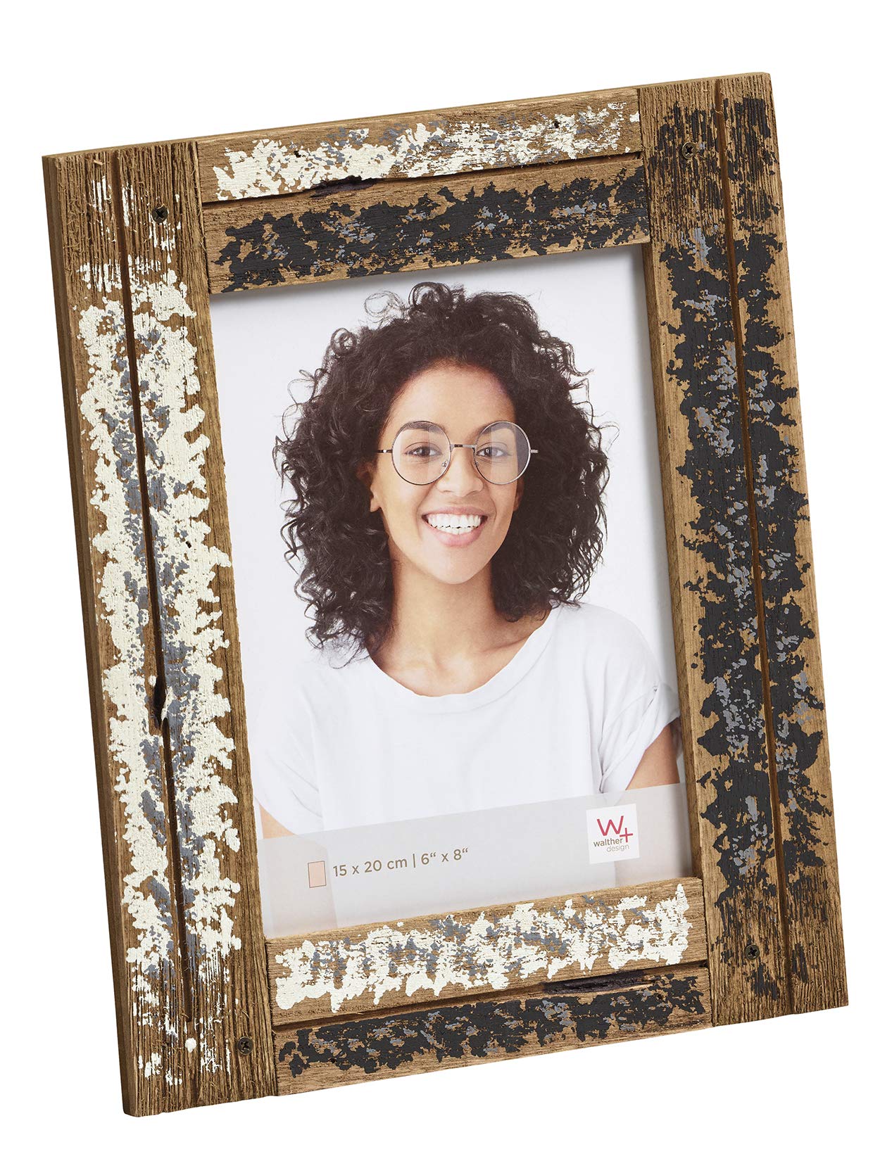 walther design Picture frame Cream/Blue 15 x 20 cm Dupla Portrait Frame YA520C — image 1