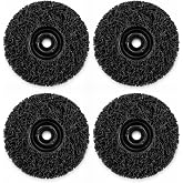 4 Pcs 0513041 Paint Eater Replacement Disc for Rotating Palm Sander,4-1/2" | Paint Eater Replacement Disc for Wagnerr Rotating Palm Sanders 0513041,Spun-fiber Disc for Wood, Paint,Rust,Metal &amp; Concrete