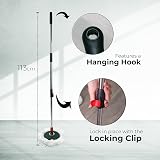 DIVCHI Spin Mop Bucket Set Extendable Handle 360 Rotation Mop Head Floor view 9