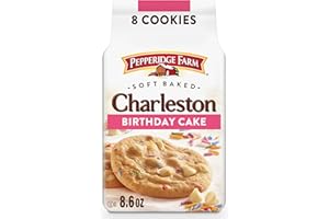 Pepperidge Farm Charleston Birthday Cake Cookies, 8 Soft Baked Cookies, 8.6 oz. Bag