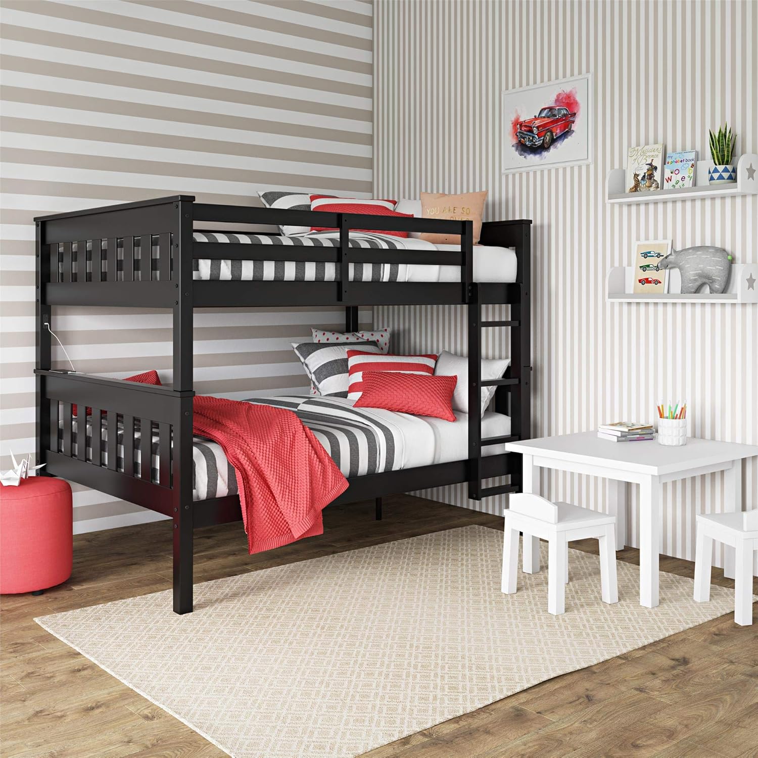 half bunk bed