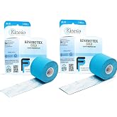 Kinesio Taping - Elastic Therapeutic Athletic Tape Tex Gold FP - Blue&ndash; 2 in. x 16.4 ft - 2 Pack
