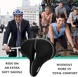 DAWAY C30 Large Wide Bike Seat - Oversized Comfort for Peloton & More view 7