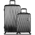 SwissGear 7272 Energie Hardside Expandable Luggage with Spinner Wheels, Black, 2-Piece Trunk Set (19/29)